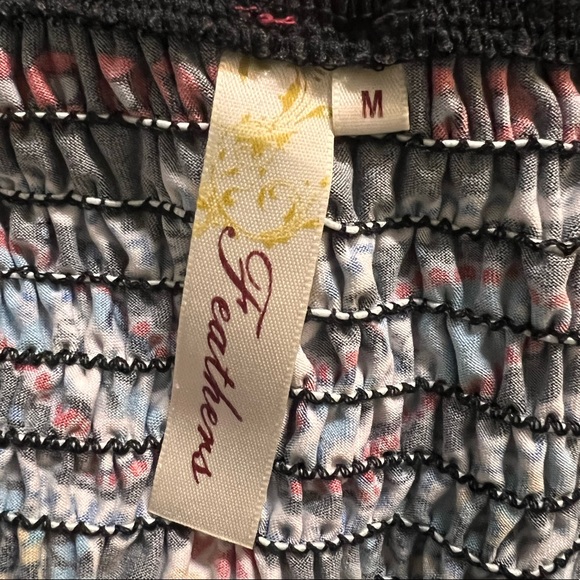 Feathers Colorful Bandana Strapless Sundress - Picture 8 of 8